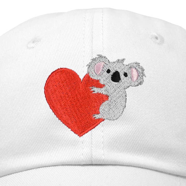 Dalix - Wholesale Baseball Cap - Women's - DALIX Cute Koala with Heart Hat Womens Embroidered Ball Cap20