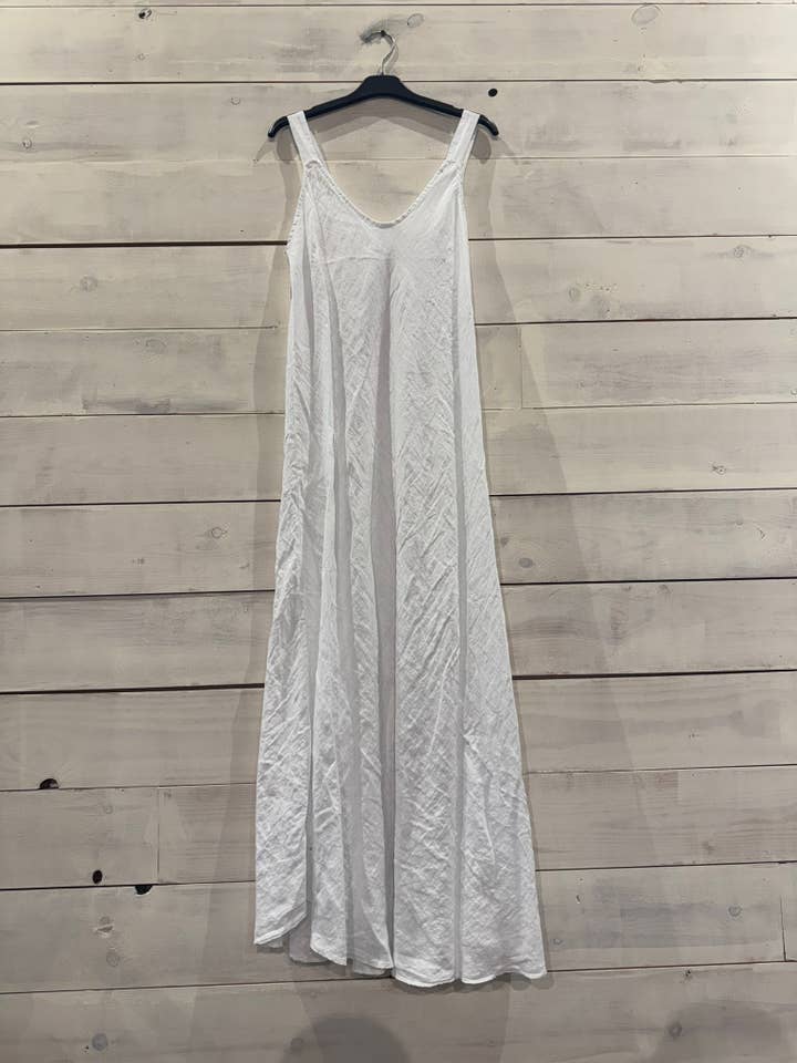 Linos y Textiles - Wholesale Dress - Women's - REF 2219 100% LINEN STRAPPY DRESS2