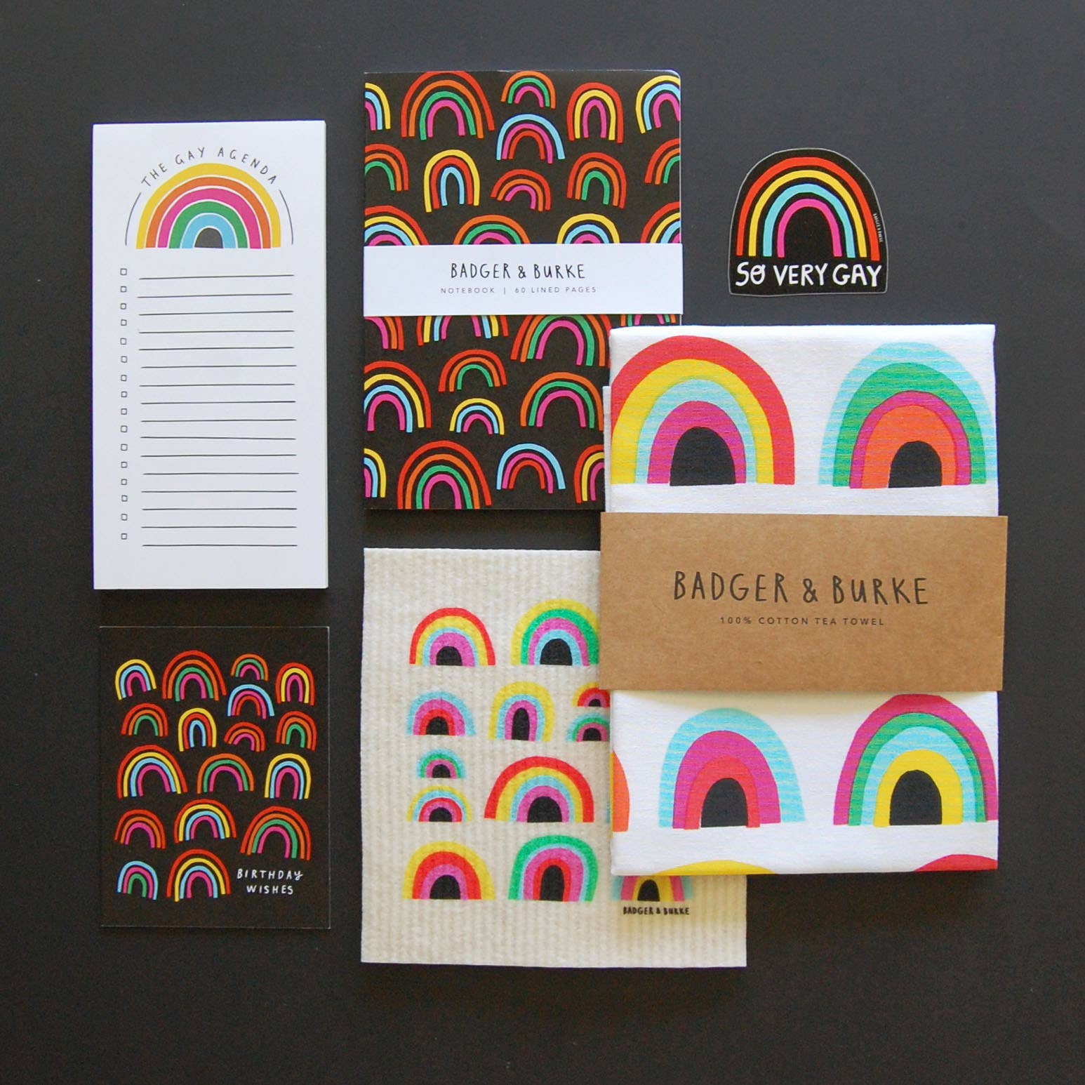 Badger & Burke - Wholesale Notepad - Gay Agenda Notepad2