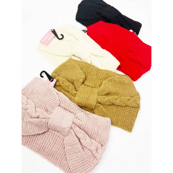 MIX COLOR Knitted Winter Fashion Head Wrap for wholesale on Faire5
