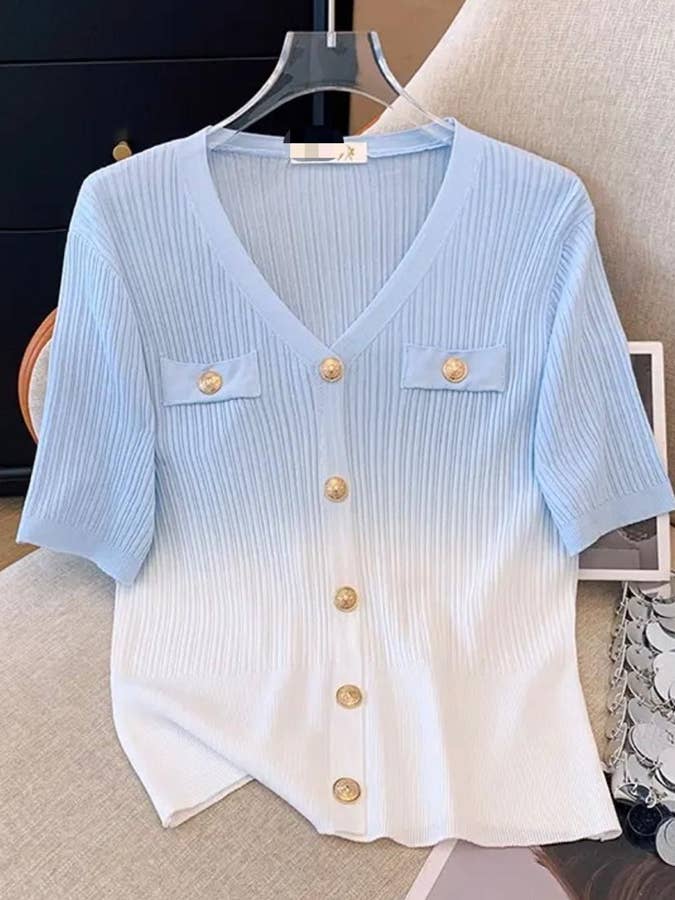 Tunn stickad topp för wholesale av Selfie Couture by Trendology