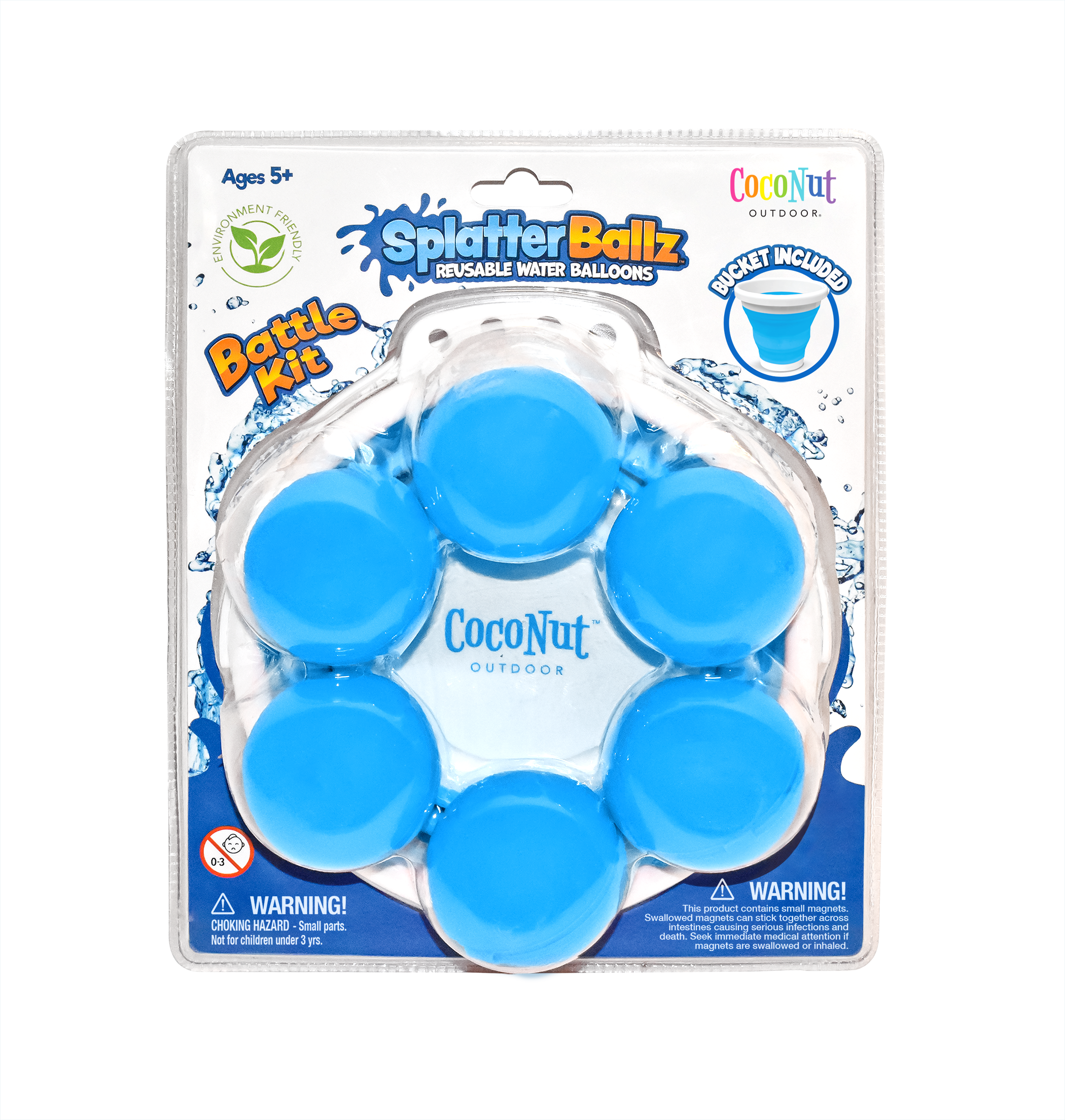 Coconut Outdoor - Wholesale Beach/Pool Toy - Kids & Baby - SplatterBallz Reusable Water Balloons Battle Kits0