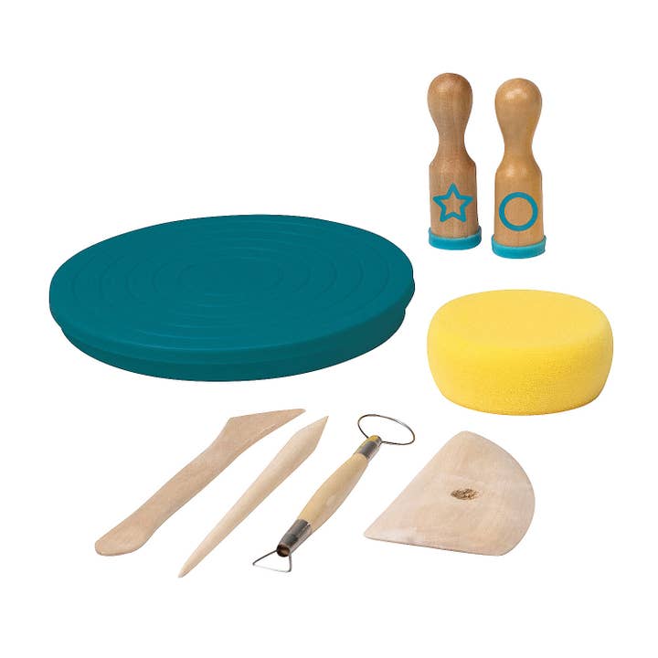MindWare & Peaceable Kingdom - Wholesale DIY Craft Kit - Kids - Pottery Wheel Tool Kit1