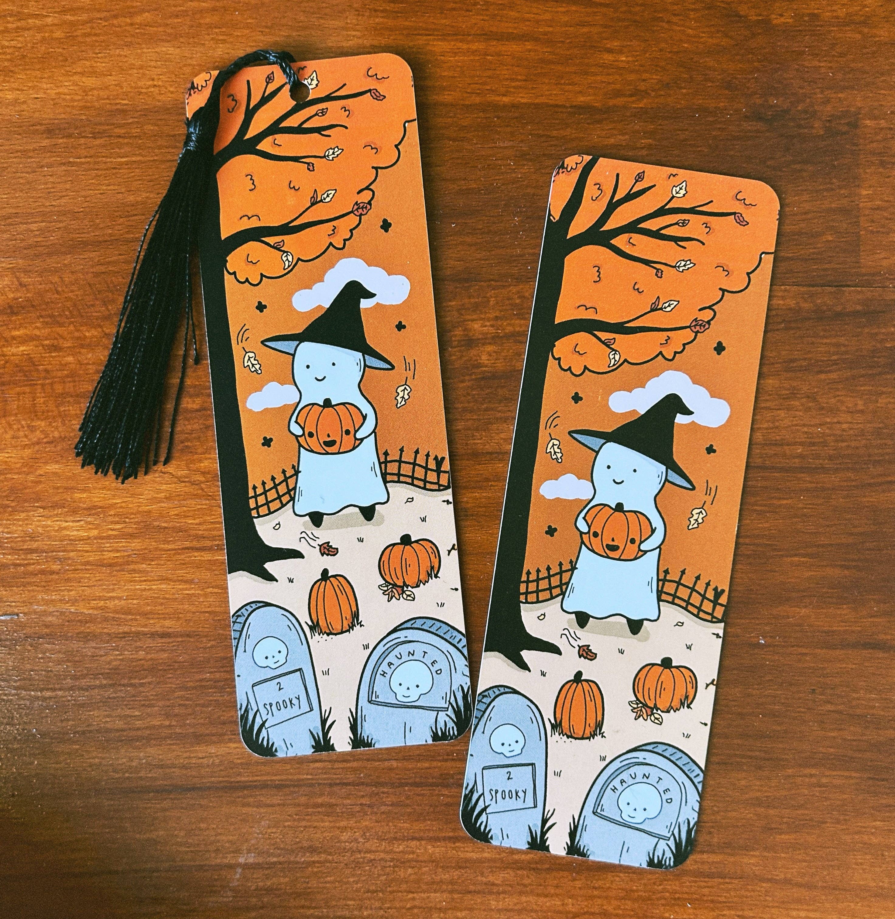 Little Spooky Studio - Wholesale Bookmark - Cemetery Bookmark2