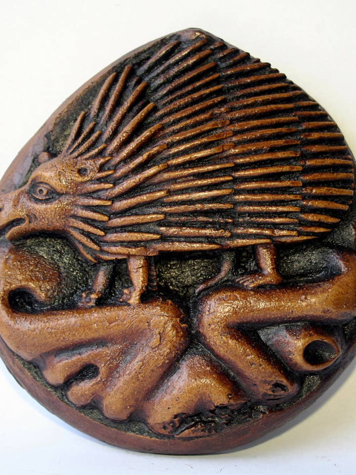 Hedgehog - Reproduction Medieval Cathedral Carving for wholesale by Oakapple Designs Ltd