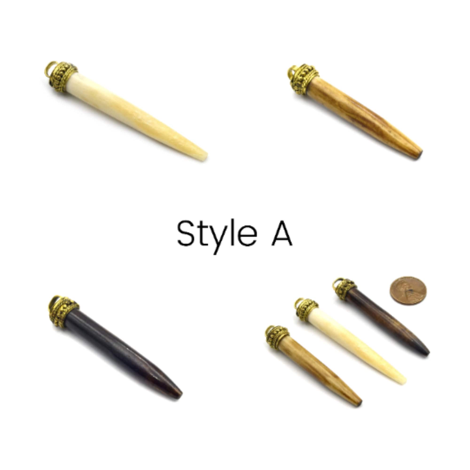 Only Beads - Vente Breloques/médailles personnalisées - Pendentifs en os de bœuf pour création de bijoux1