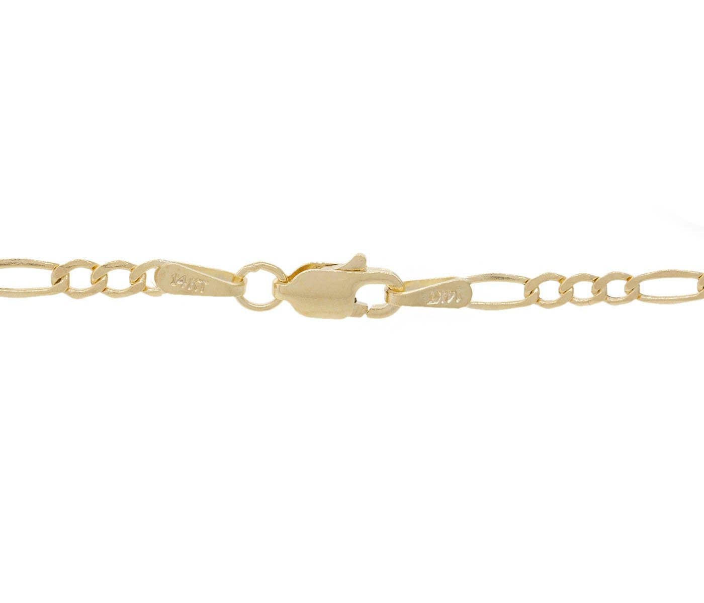 14K Gold Figaro Chain Necklaces for wholesale on Faire4