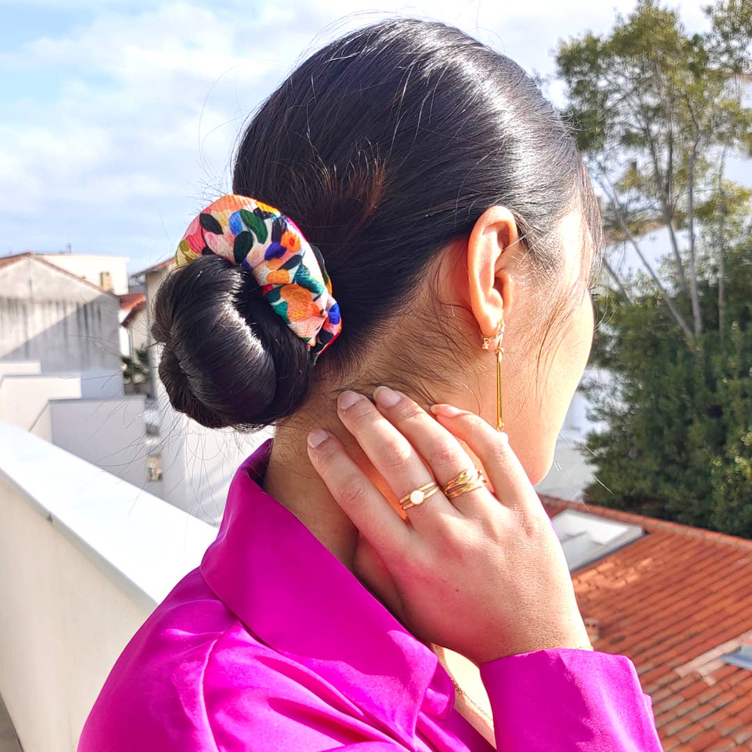 Laure Derrey - Wholesale Scarf - Women's - CHOUCHOU TIDA / multicolored floral polyester5