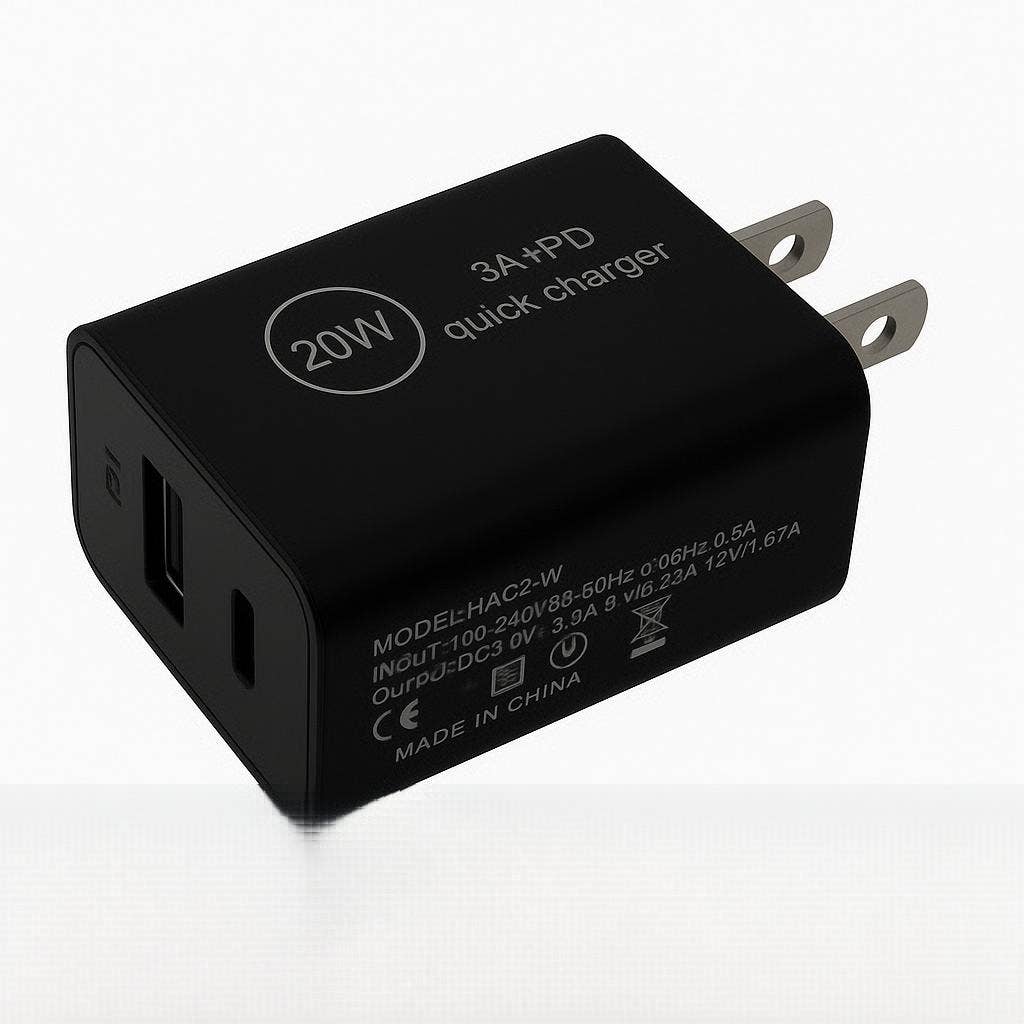 7 Star – Cabo de carregamento por atacado – Carregador de Parede USB e TYPE-C (Duplo) Cor Branca ou Preta1