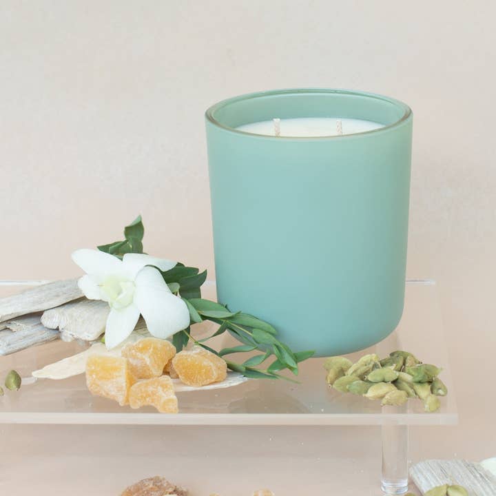 Worthy Candle: Santal + Amber for wholesale by The Worthy Co