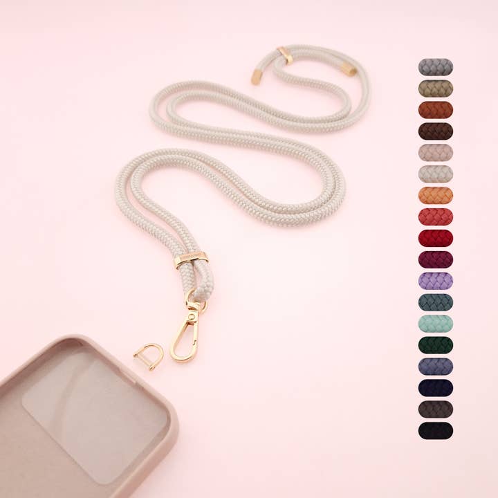 Keewee - Nicole Leschner - Wholesale Phonecase Strap - Universal mobile phone chain One with patch - UNI COLOR