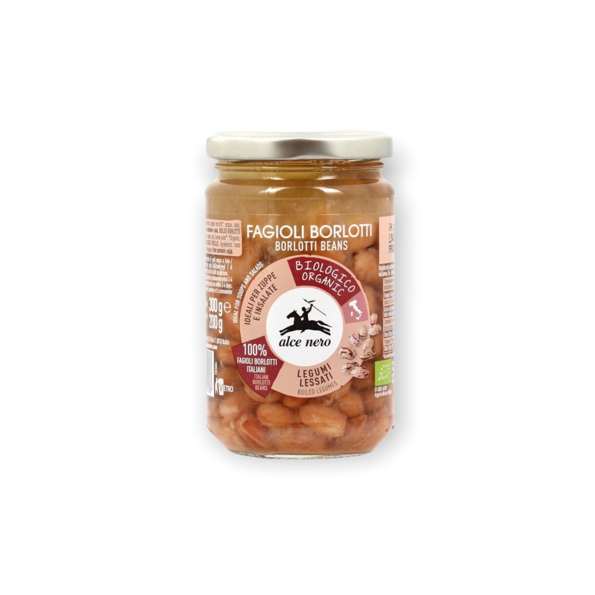 Made in eatalia - Wholesale Beans - Alce Nero Italian Organic Borlotti Beans 300g0