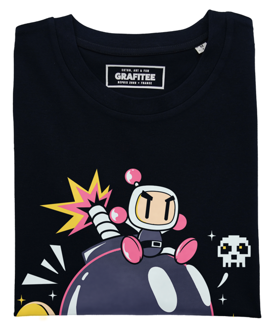Schwarz Bob-omb T-Shirt – Nintendo Bob-Omb Mario T-Shirt für den Großhandel auf Faire1