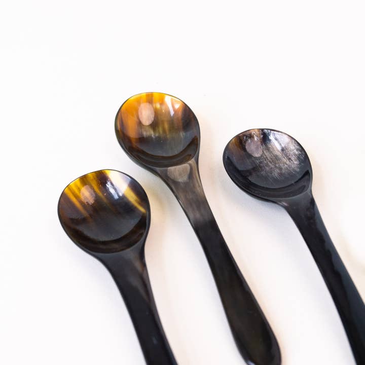 Amani ya Juu - Wholesale Kitchen Spoon - Cow Horn Spoon3