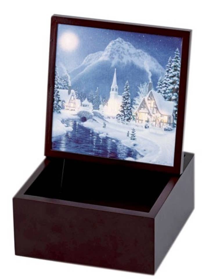 Caixa de música retroiluminada por atacado de Musicbox world