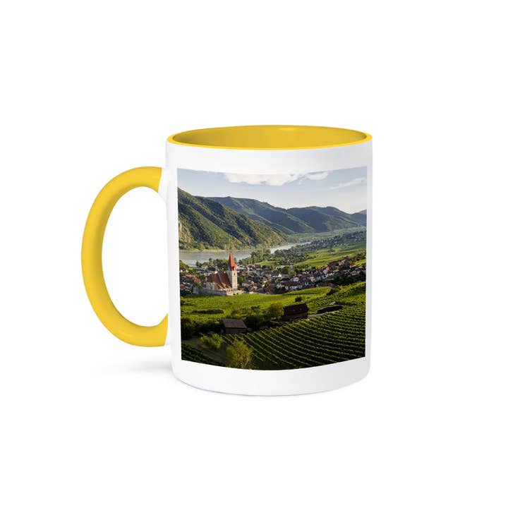 3dRose - Wholesale Coffee Mug - 3dRose, Weissenkirchen with Fortified Church Mariae Himmelfahrt. Austria., Mug