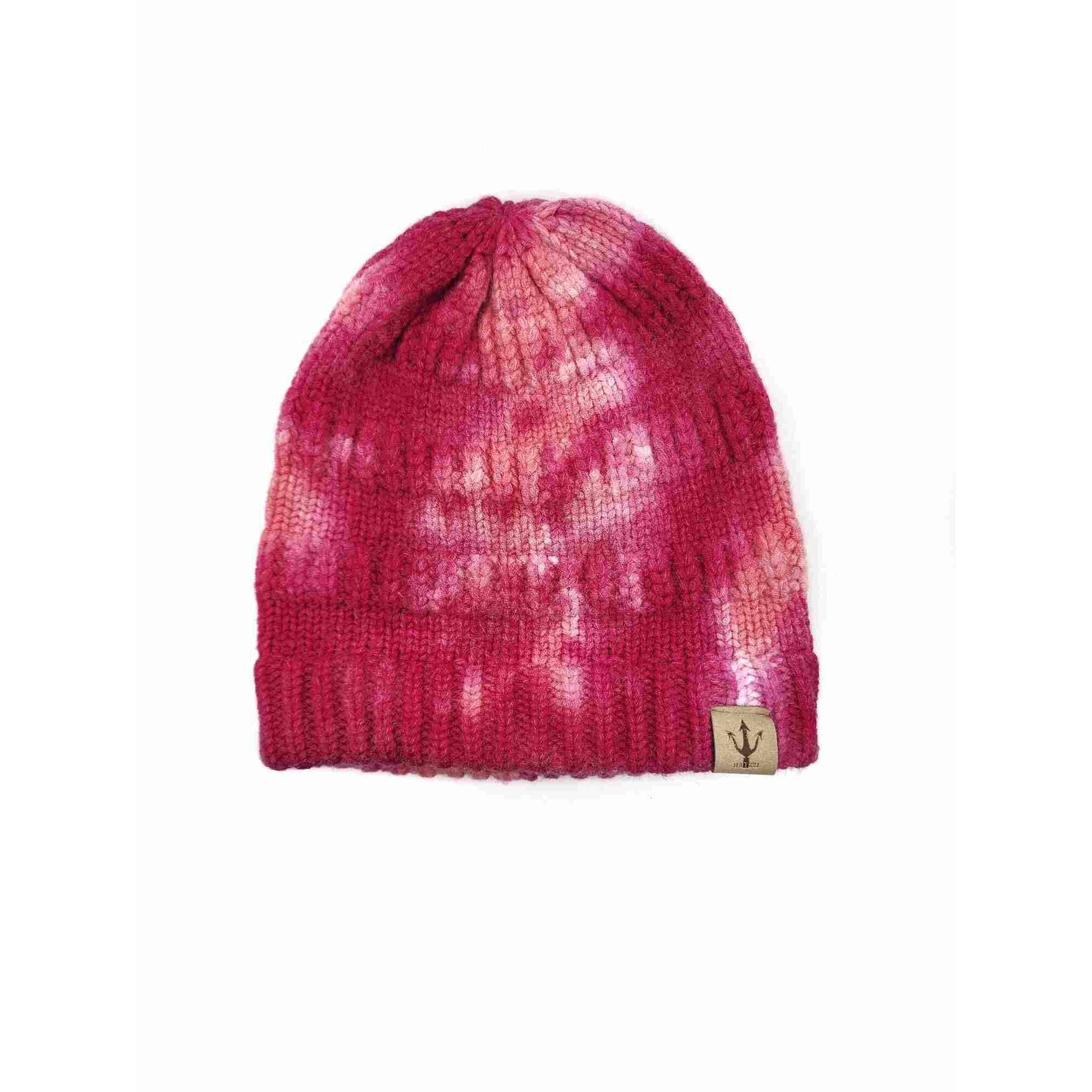 Hatzzi - Wholesale Beanie - Women's - Tie Dyed Criss Cross Ponytail Winter Beanie8