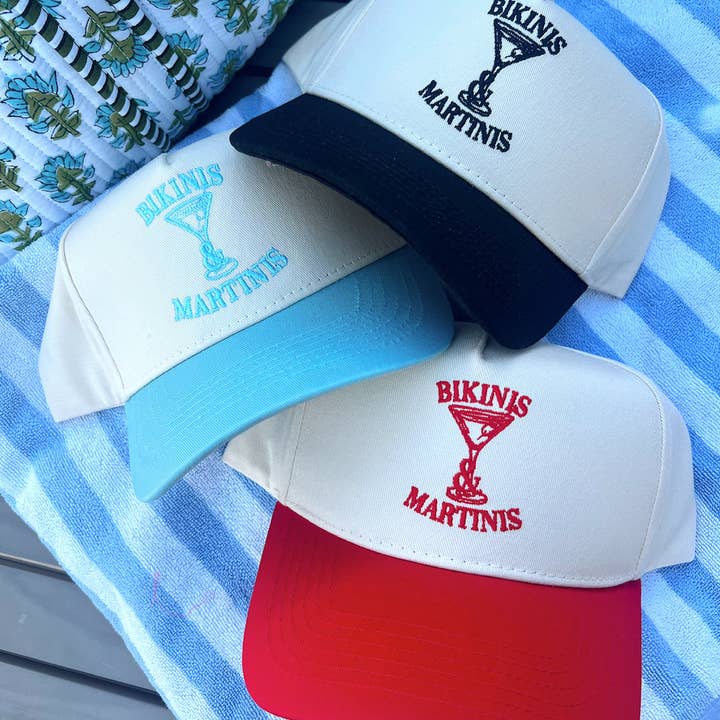 KENZKUSTOMZ - Wholesale Trucker Hat - Women's - Bikinis & Martinis Vintage Trucker Hat