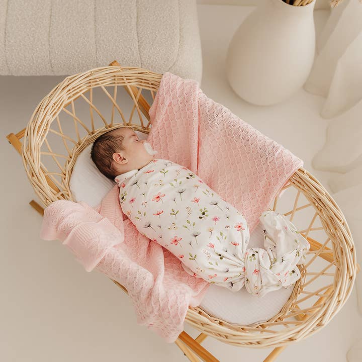 Fleur Organic Cotton Swaddle Wrap for wholesale by Emotion & Kids