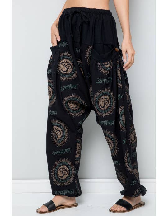Kathmandu Imports - Wholesale Broek - Dames - Harembroek met omprint (TH-1556)2