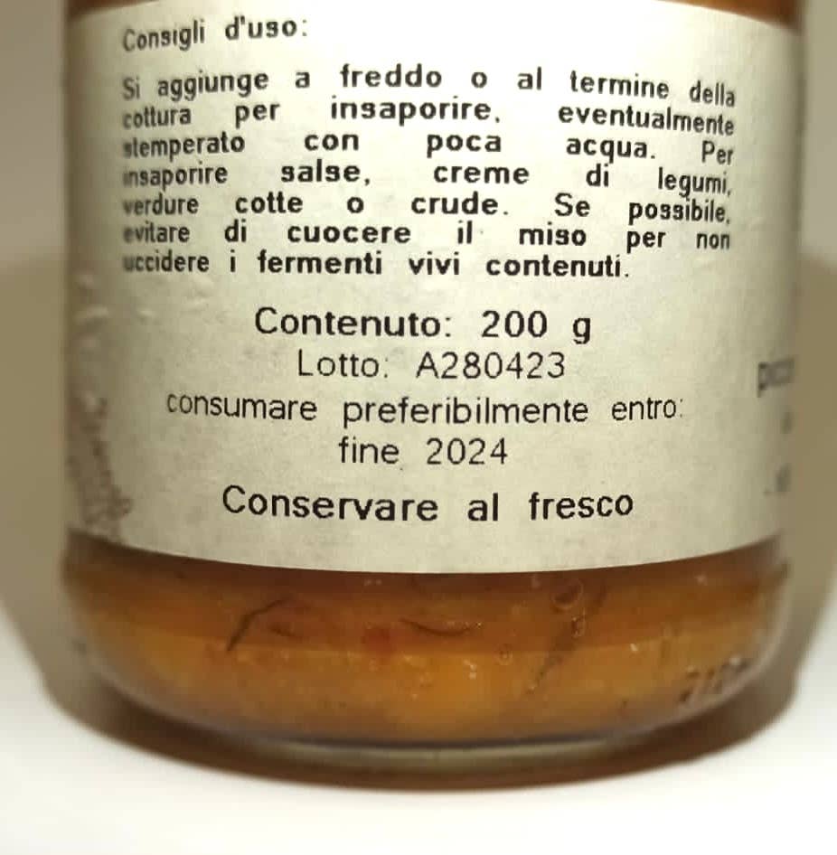 Nesler Cibo Vivo - Venta al por mayor Salsas - Toki Miso picante en trozos pequeños1