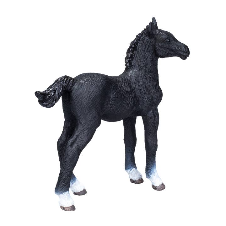 Mojo Hanoverian Foal Black Horse Figurine for wholesale by Mojo