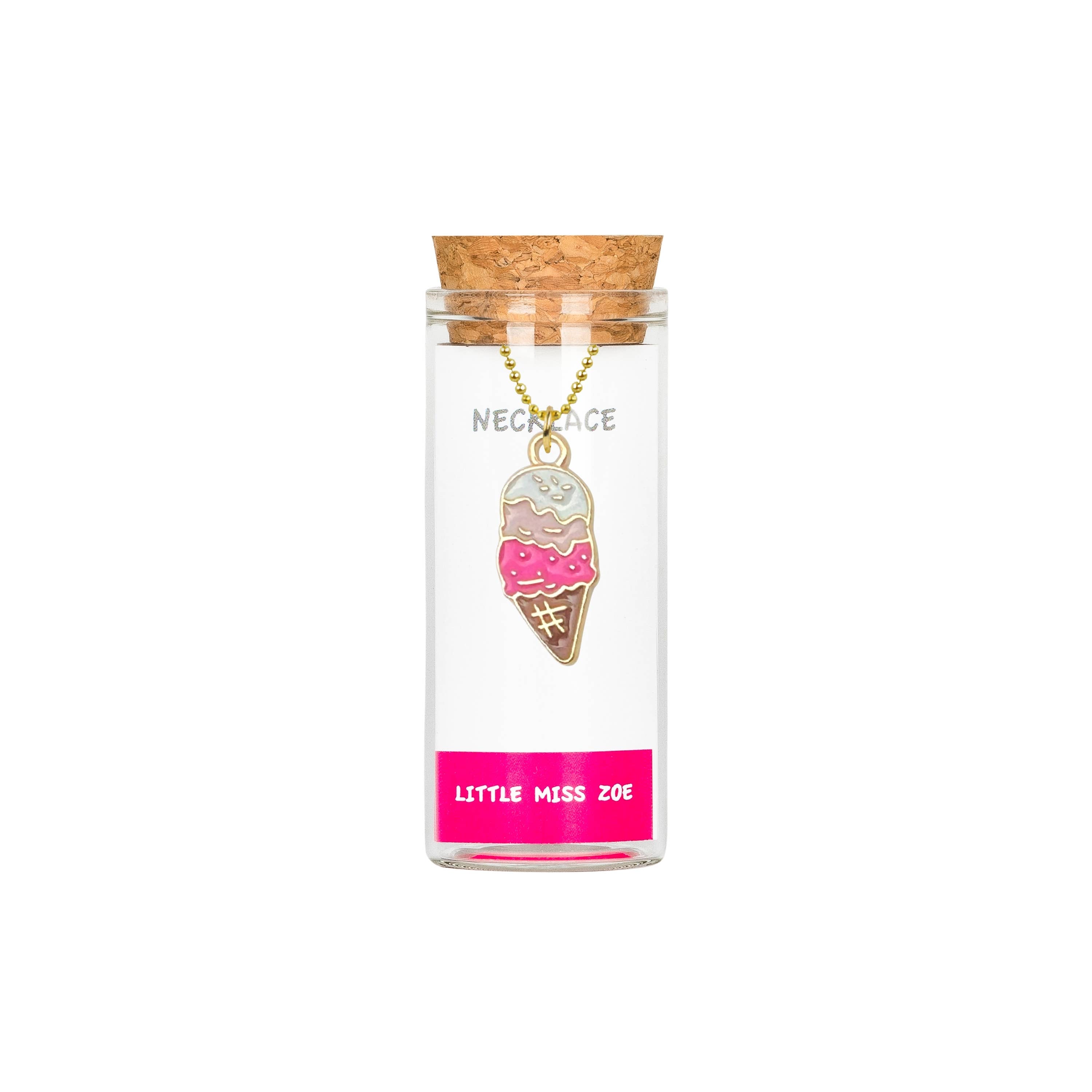 Little Miss Zoe - Wholesale Kids Necklace - Kids - Kids Charm Necklace in a glass bottle69