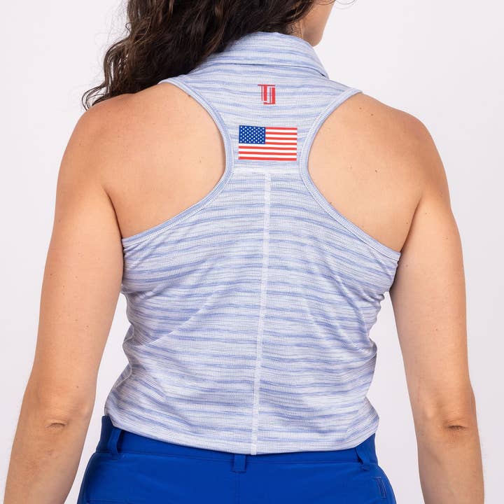 Racerback Shirt - Royal USA for wholesale by TJ Sport