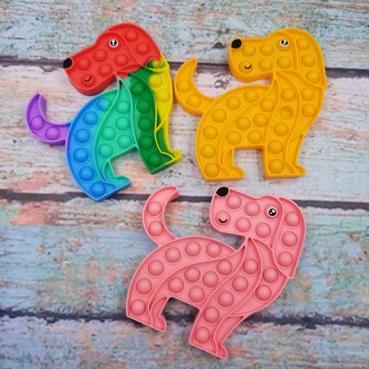 Push Bubble Dog Decompression Pop Sensory Fidget Toy for wholesale by MIAS SHOP
