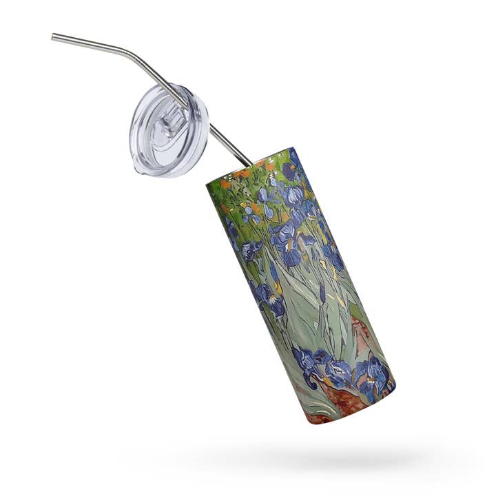 Irises Stainless Steel Skinny Tumbler for wholesale by Eradesign