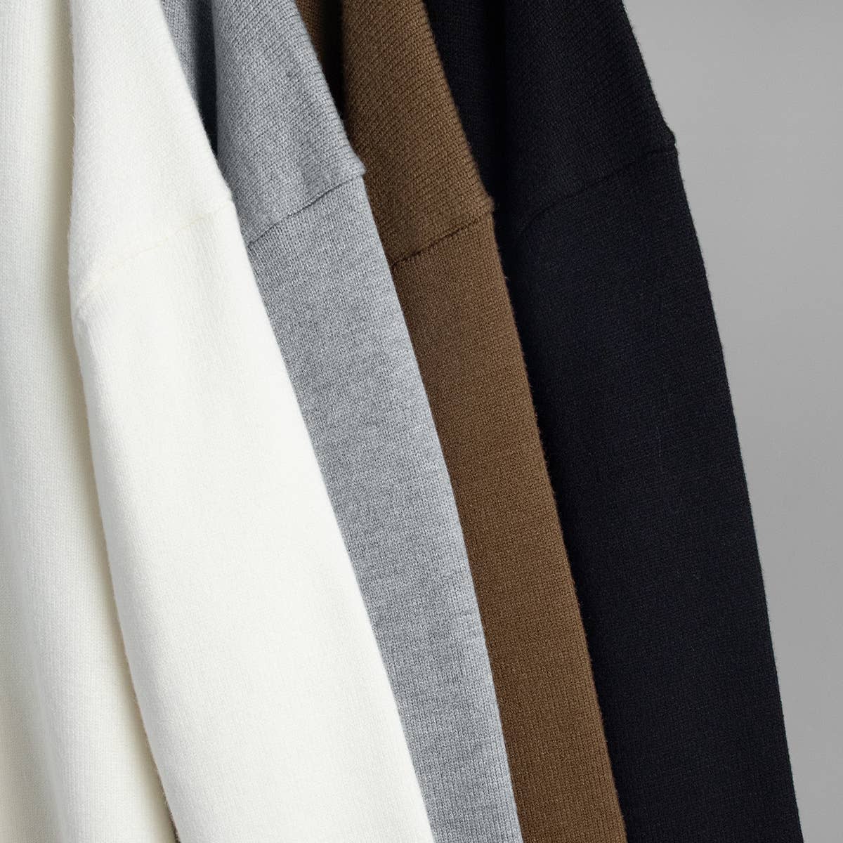 HIDDENBRAND - Wholesale Knit Sweater - Women's - Essential Basic Round Neck Sweater Top7