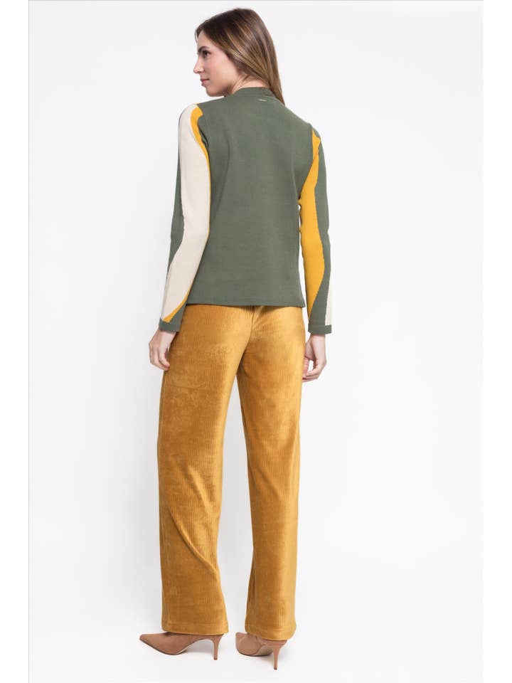 CMS Love - Wholesale Knit Sweater - Women's - PERKINS JERSEY UNEVEN STRIPES B2B2