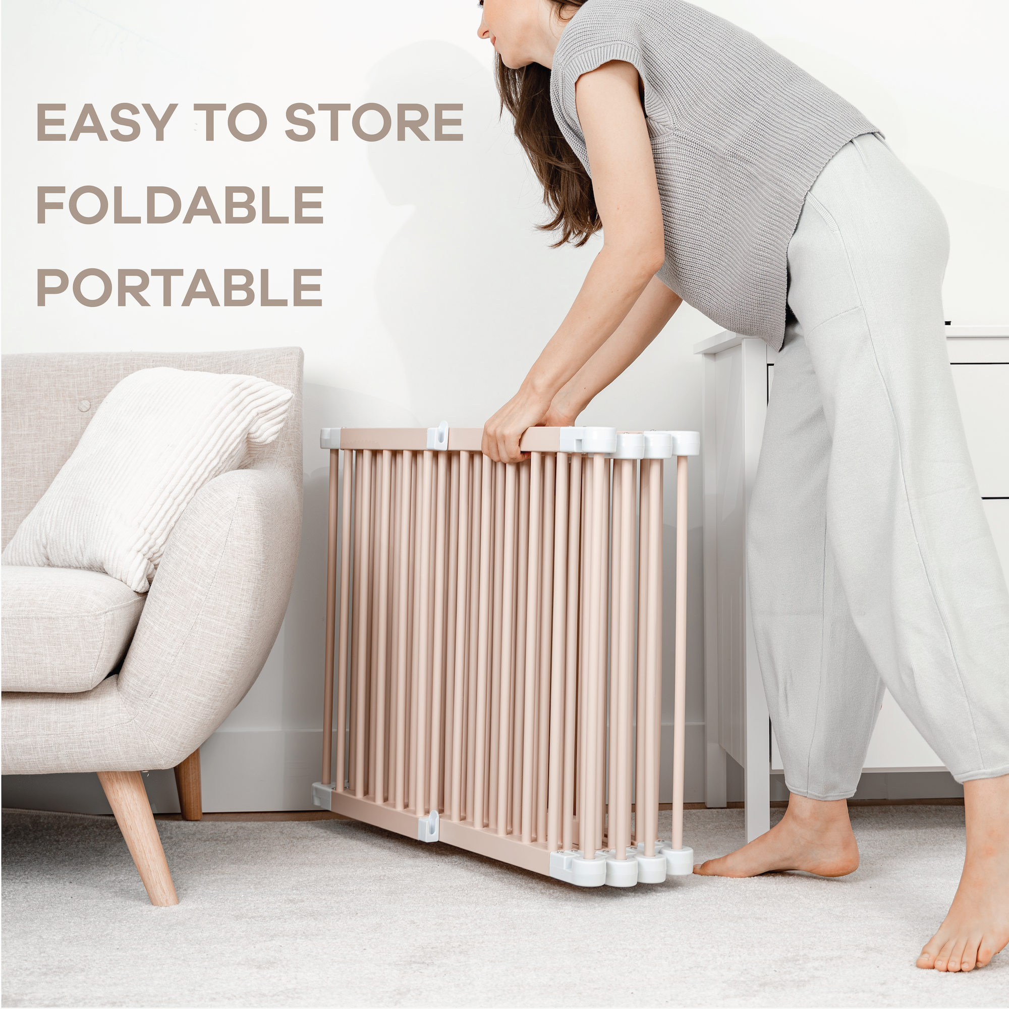 Comfy Cubs - Vendita all'ingrosso Tappetino da gioco - Bambini e neonati - Cancelletto per Bambini - Recinto Pieghevole in Legno di Pino di Comfy Cubs10