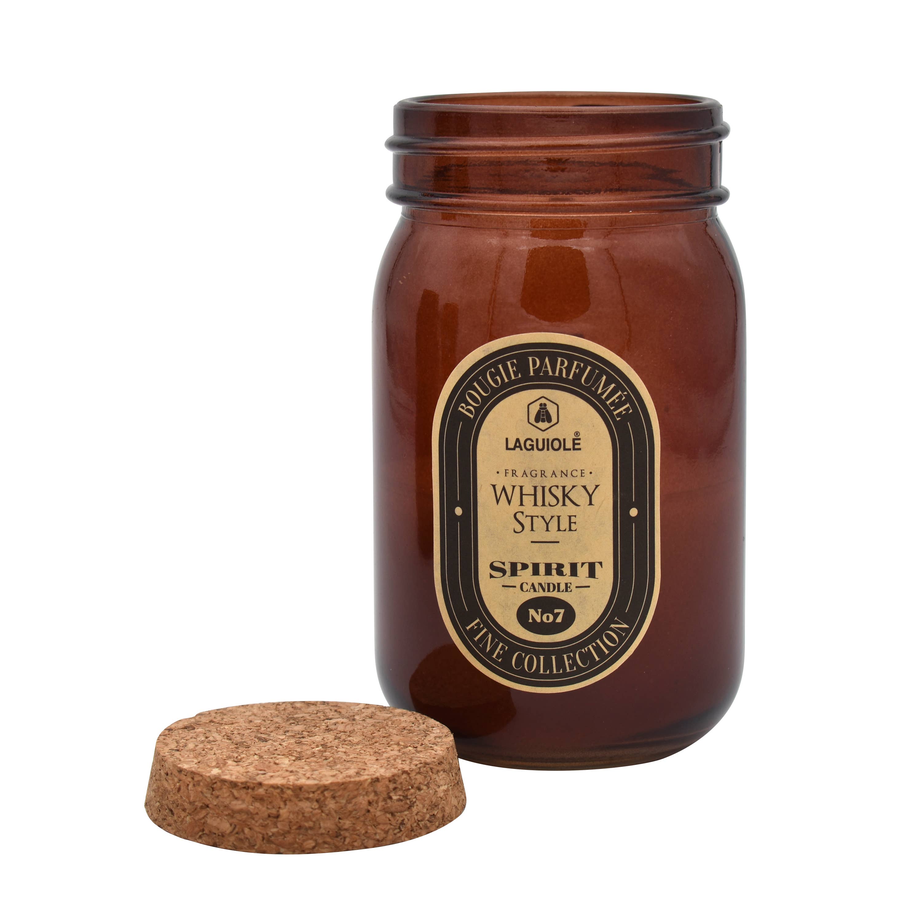 Laguiole - Wholesale Jar/Filled Candle - Scented candle with cork lid 170 g7