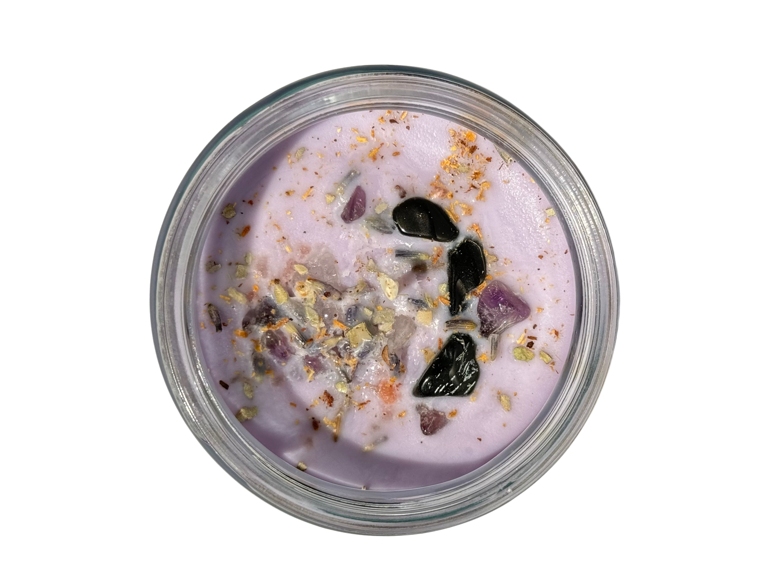 Arabella Crystals - Wholesale Jar/Filled Candle - Protector Ritual Candle2