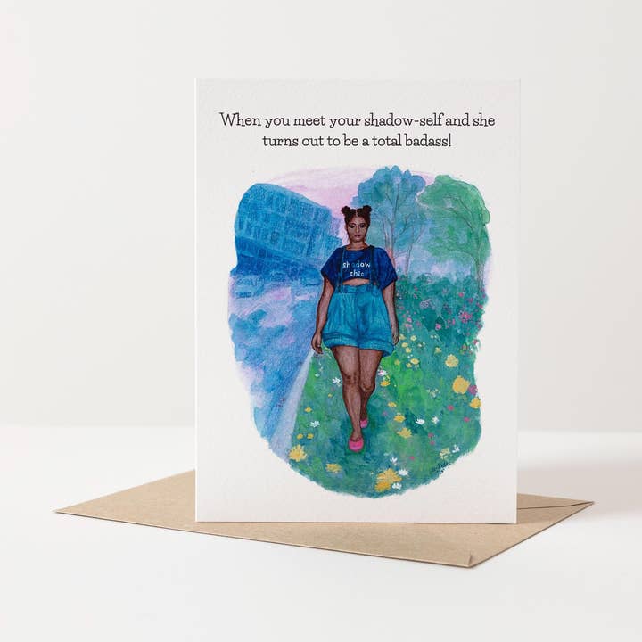 Shadow Self Card- Mental Health/ Spirituality for wholesale by Mind Over Letter