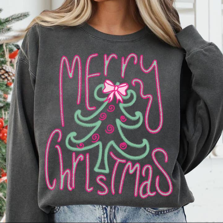 Merry Christmas Tee#3 for wholesale by Southern Faye Lane Co