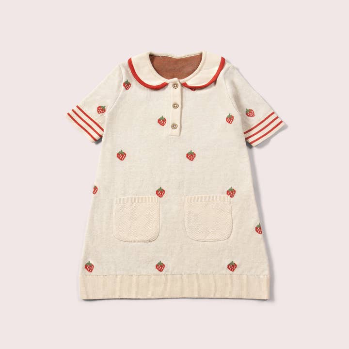 Strawberry Days Knitted Collar Dress for wholesale on Faire