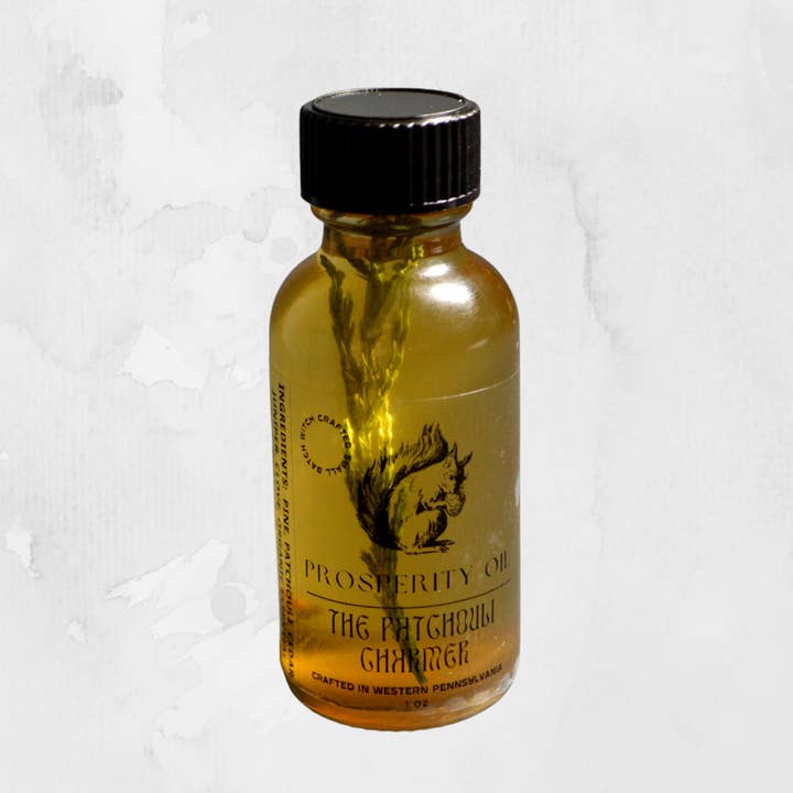 Prosperity Magic Anointing Oil : Pine, Patchouli, Cedar for wholesale by The Patchouli Charmer