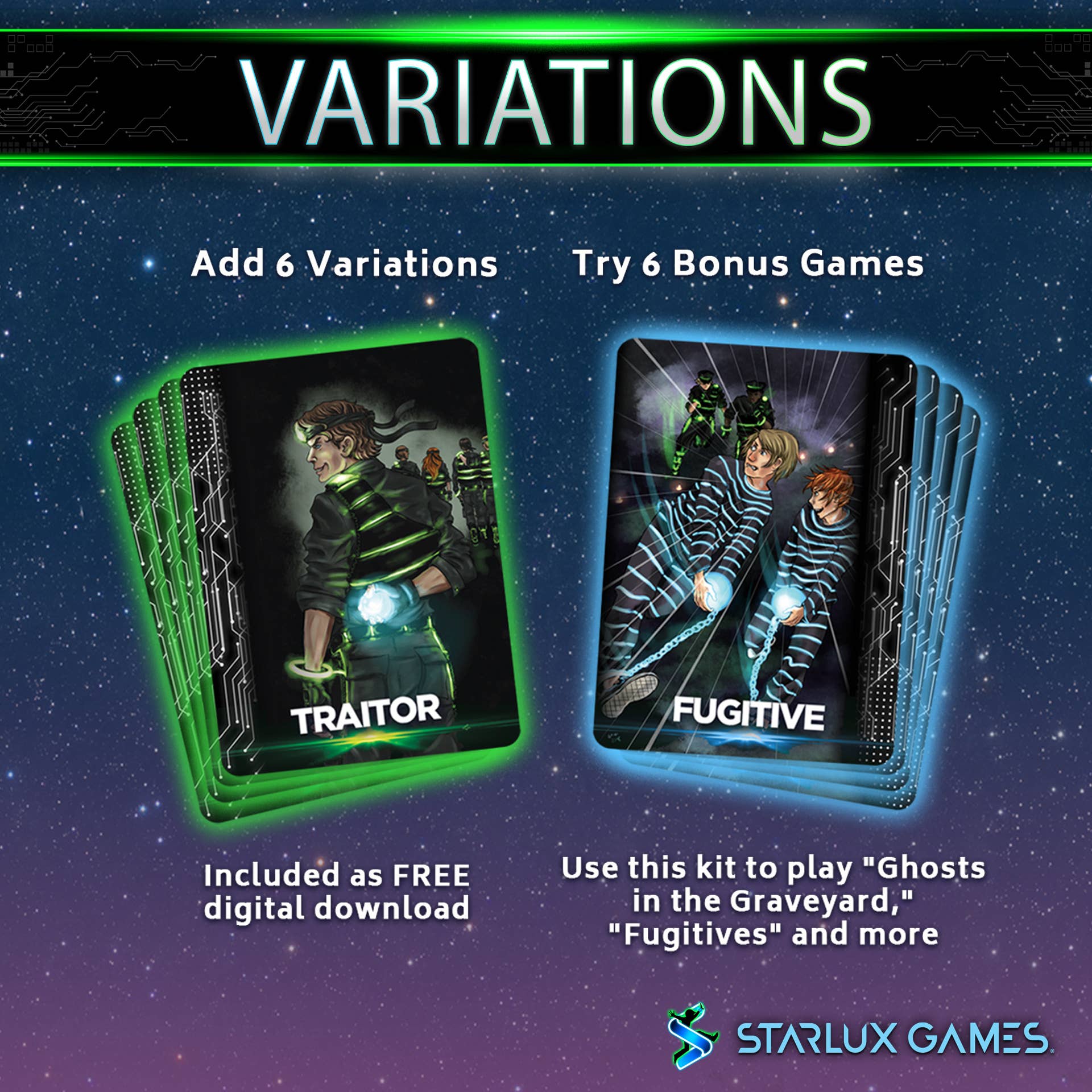 Starlux Games - Vente Jeu de sport – enfant et bébé - Capture the Flag REDUX - Jeu extérieur lumineux phosphorescent7