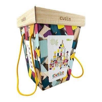 Toysmith - Wholesale Blocks - Kids Baby - Cubika Wooden Blocks Construction Kit