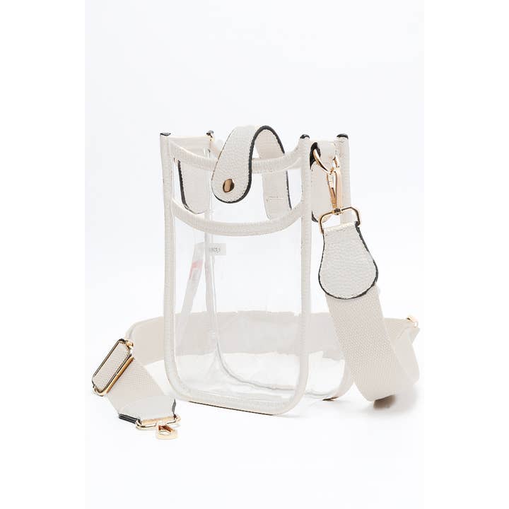 Hana - Wholesale Crossbody Bag - Women's - Clear Stadium Crossbody Mini Bag16