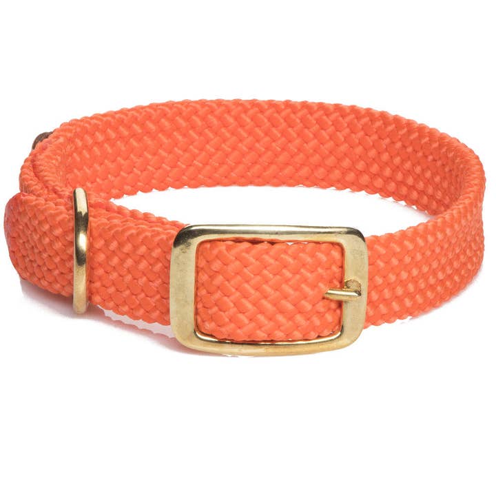 Mendota Pet - Wholesale Pet Collar - Dog - Double Braid Jr Collars - 9/16" width w/Brass Hardware15