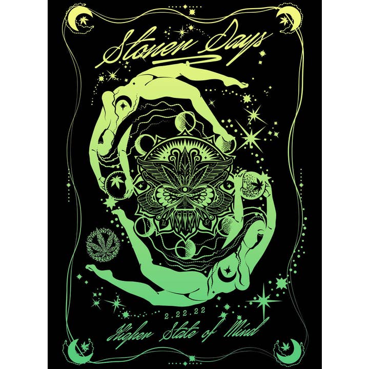 StonerDays Apparel - Wholesale Hoodie – Unisex - Mandala 222 Hoodie3