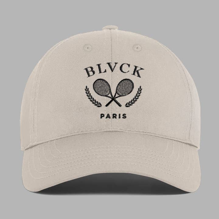 Blvck Tennis Cap 'Cream' for wholesale by Blvck Paris