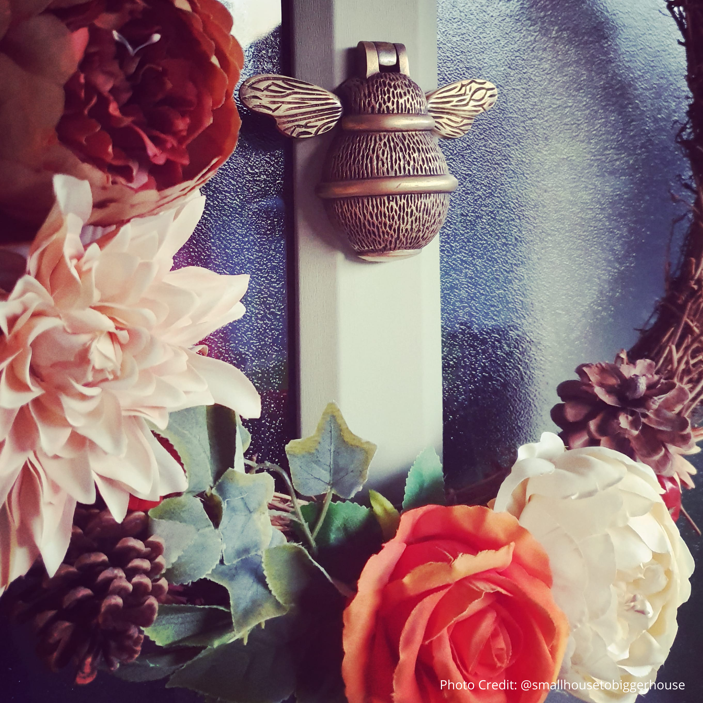 Brass bee - Wholesale Deurkruk/knop - Messing Bumble Bee deurklopper - antieke koperen afwerking7