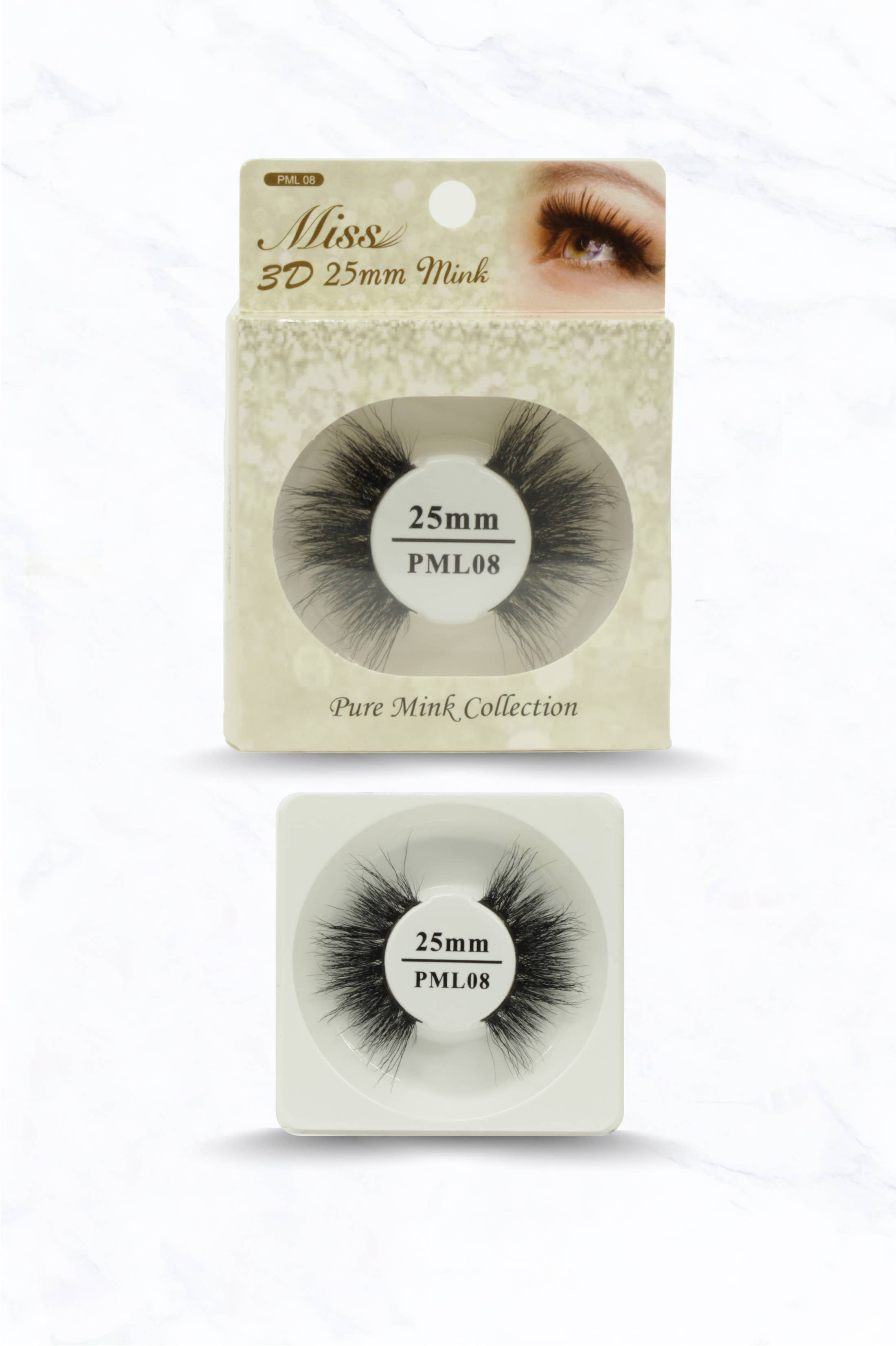 Suzie Q USA – Engroshandel Falske øjenvipper – Miss 3D 25 mm Mink PML 1-127