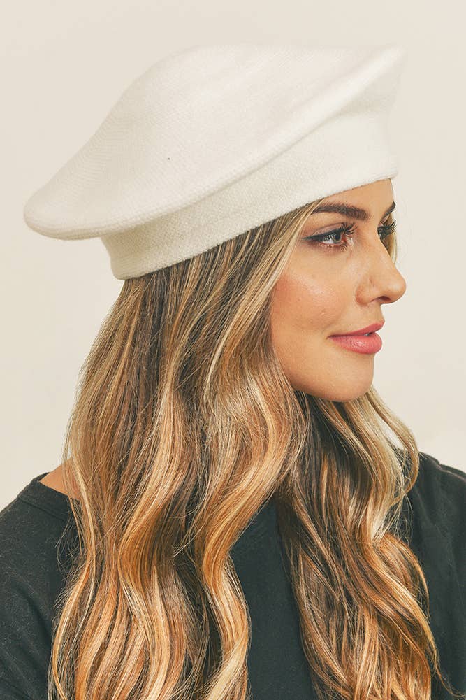Hana – wholesale Beret – Women's – Stretchy Solid Color Beret66