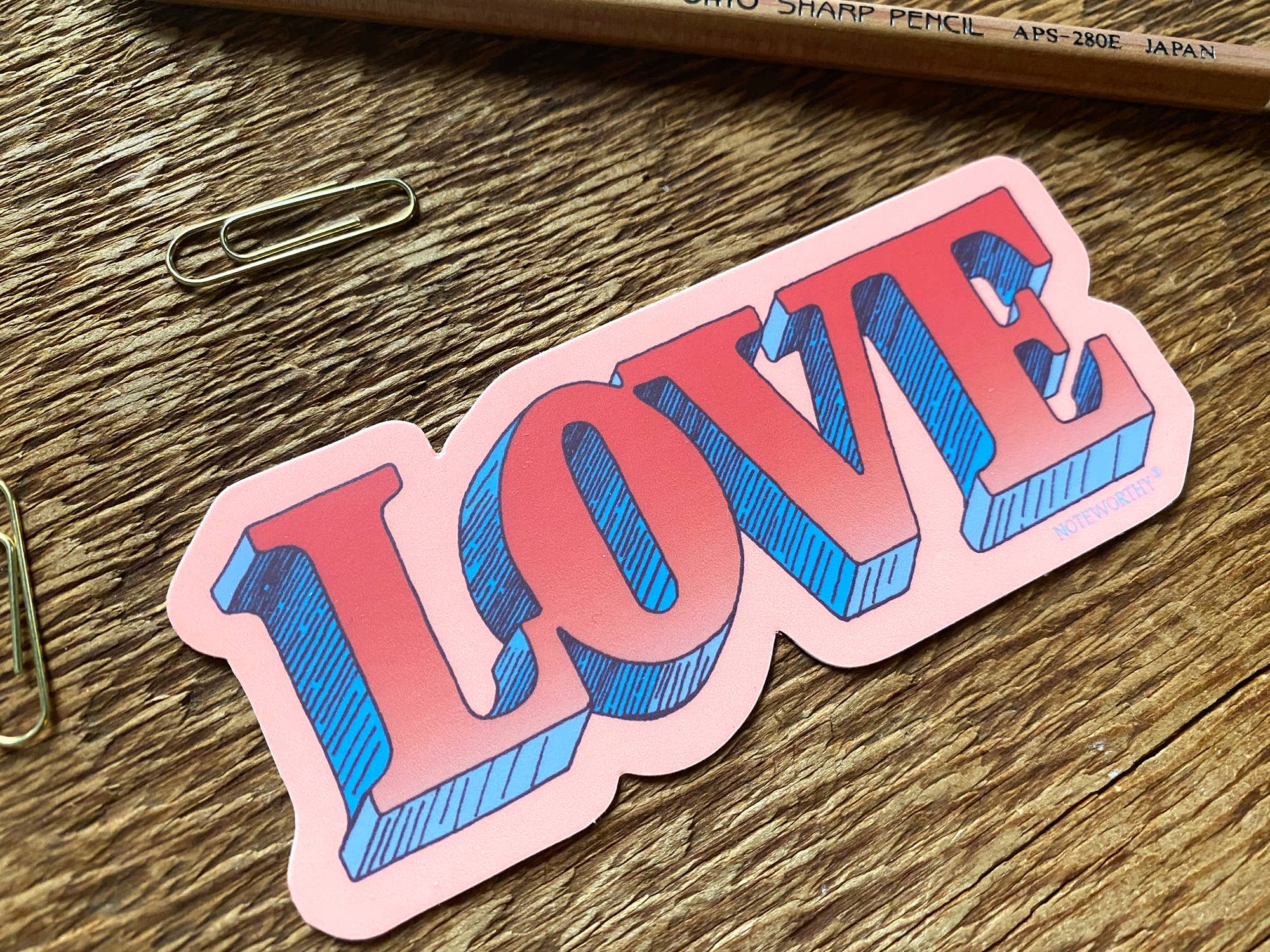 Noteworthy Paper & Press - Vendita all'ingrosso Adesivo - Adesivo LOVE3