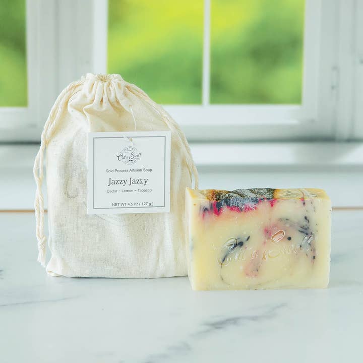 Caron & Co Bath and Body – wholesale Bar Soap – Jazzy Jazzy Soap ~ Slice0